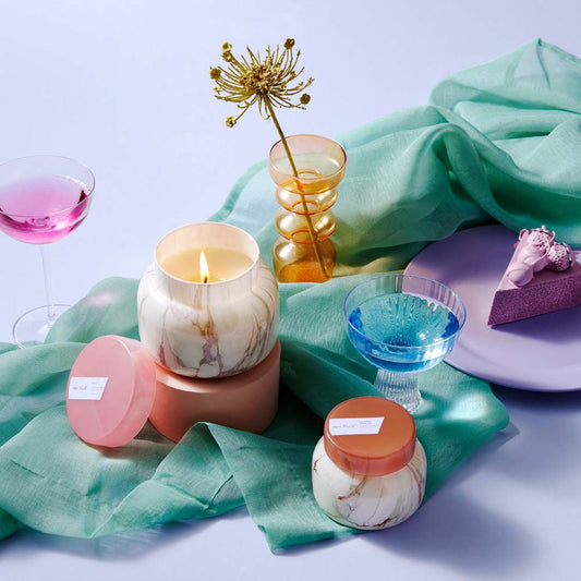 Havana Vanilla Modern Marble Petite Candle 8 oz