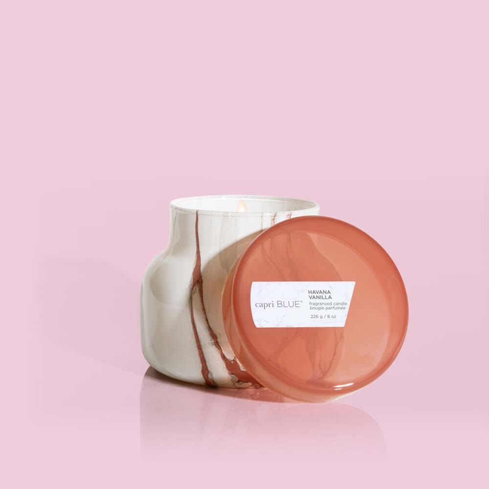 Havana Vanilla Modern Marble Petite Candle 8 oz