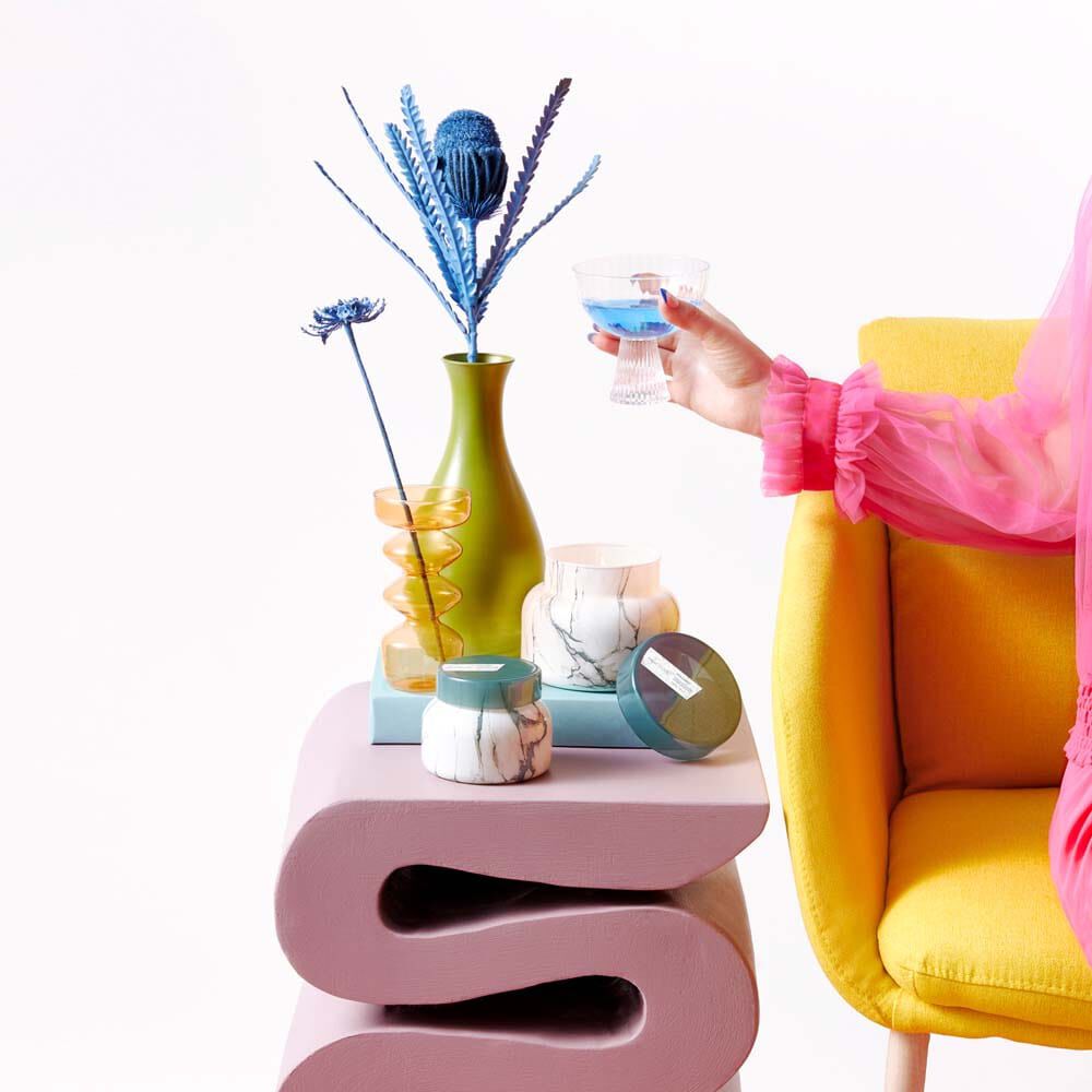 Volcano Modern Marble Petite Candle 8 oz