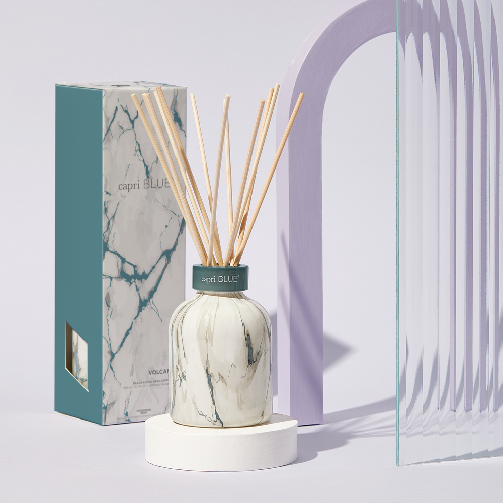 Volcano Modern Marble Petite Reed Diffuser 5.7oz