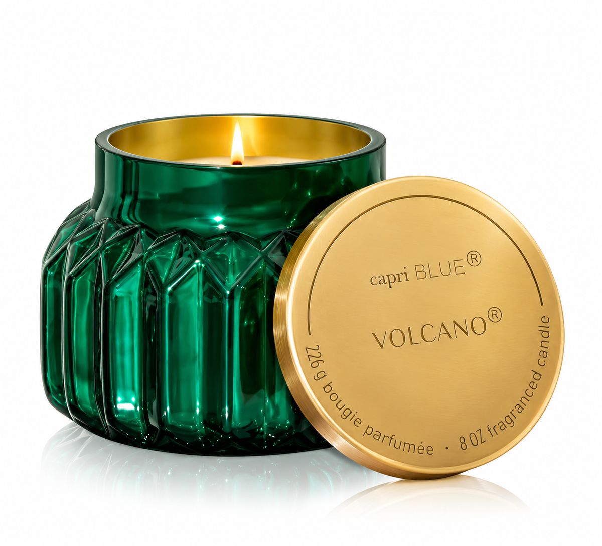 CAPRI BLUE VOLCANO ROYAL GEM PETITE CANDLE 8 OZ