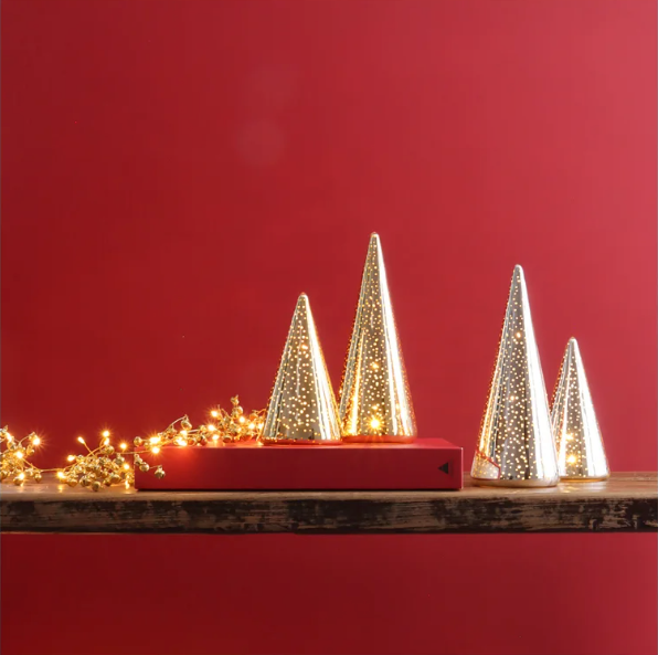 STARGAZE LIT TREE SET: SILVER