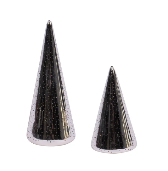 STARGAZE LIT TREE SET: SILVER