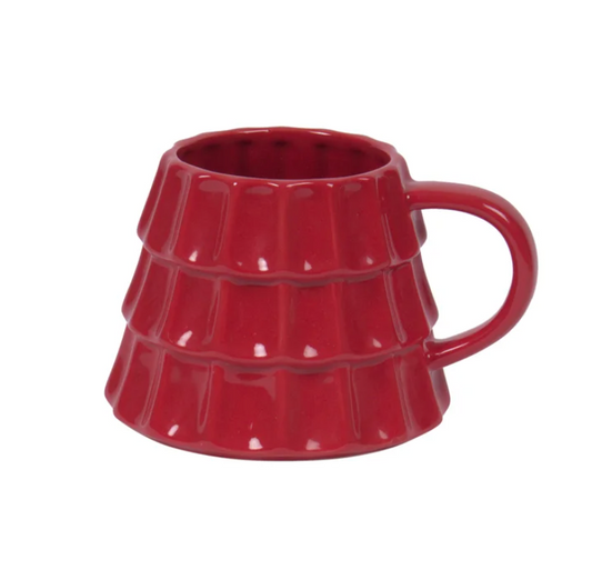 RED TREE MUG