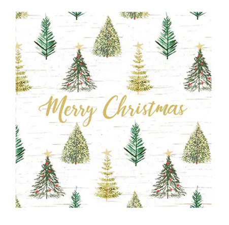 SERVILLETAS LUNCHEON: MERRY CHRISTMAS TREE