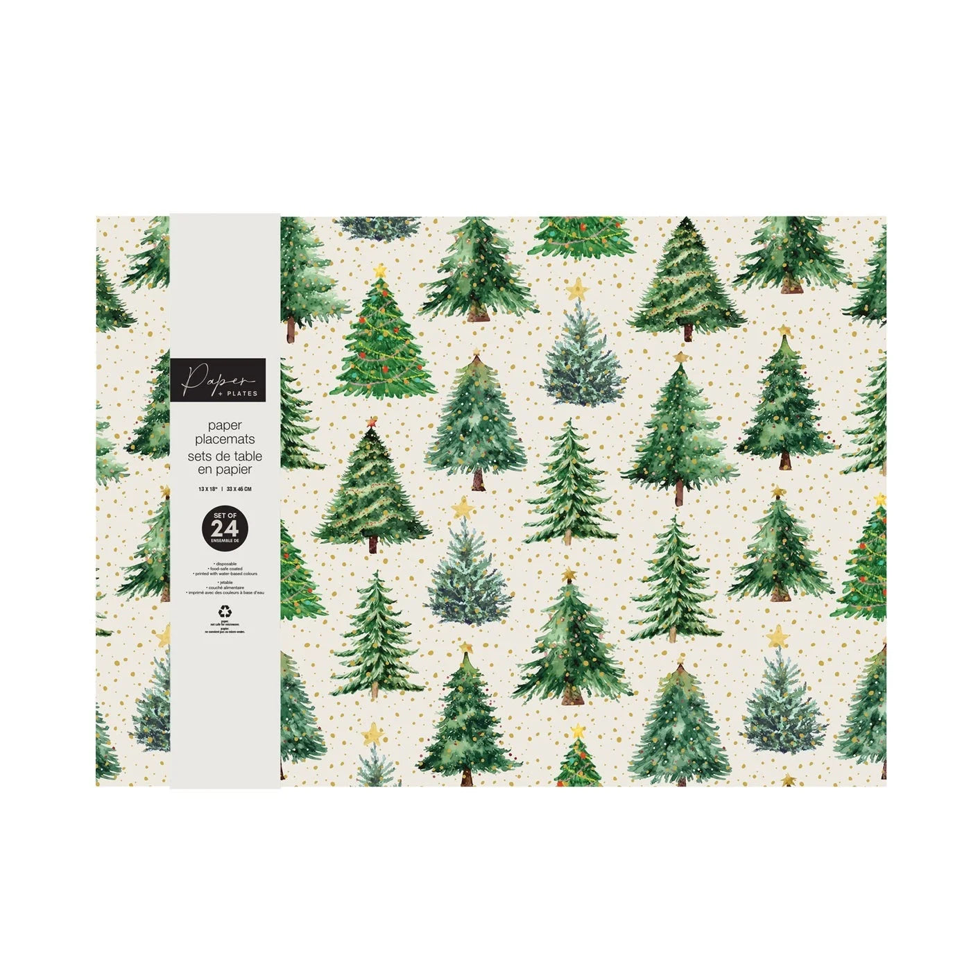 MANTELES DE PAPEL - CONFETTI TREES
