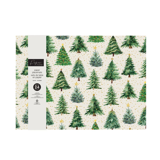 MANTELES DE PAPEL - CONFETTI TREES