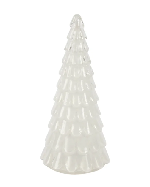 SUGAR GLASS LIT TREE: SMALL WHITE