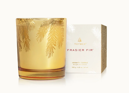 Frasier Fir Gilded Gold Poured Candle 6.5 oz