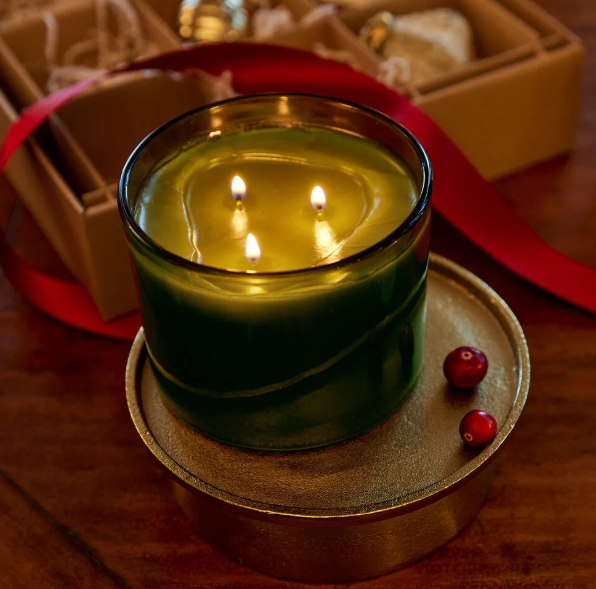 FRASIER FIR GREEN 3 WICK CANDLE 17 OZ