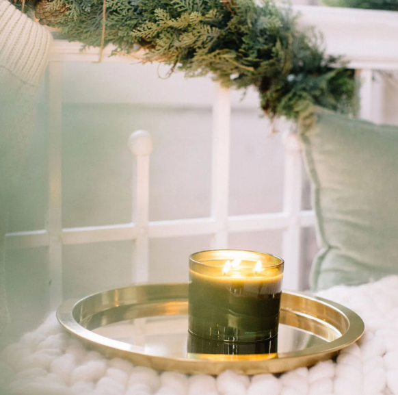 FRASIER FIR GREEN 3 WICK CANDLE 17 OZ