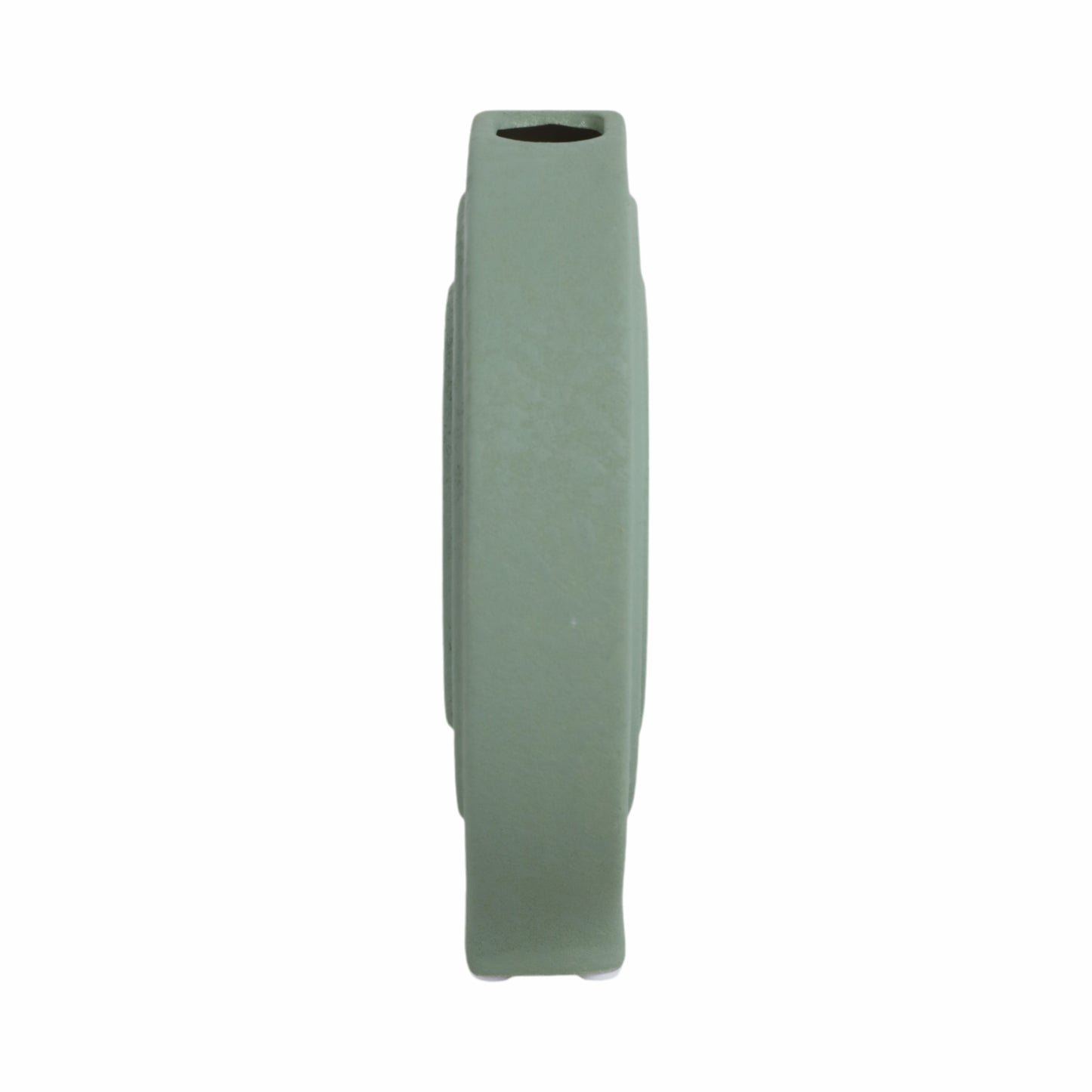 DOL 7" ROUND VASE DARK SAGE