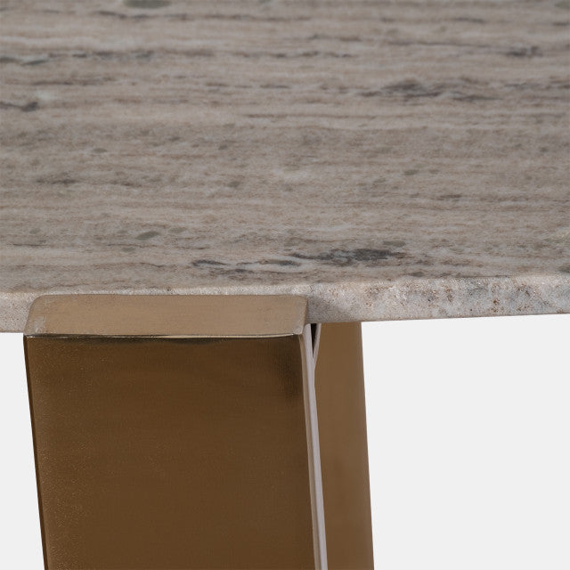 MARBLE TOP CONSOLE GOLD