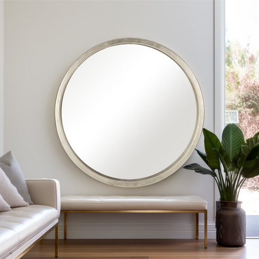 47'' X 47'' CHAMPAGNE CIRCLE MIRROR