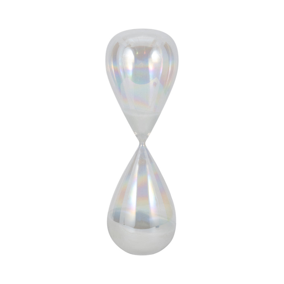 20" CASSANDRA SMALL IRRIDESCENT HOURGLASS