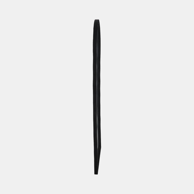 24'' X 64" LAYERED CURVY LEANER MIRROR BLACK