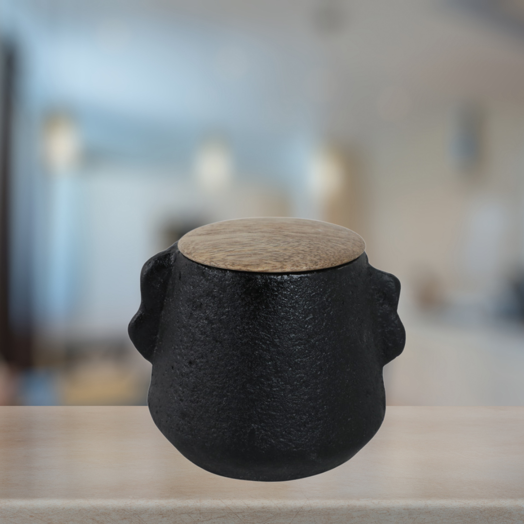 BALSAM & MYRRH EARED CANDLE WITH LID 8 OZ