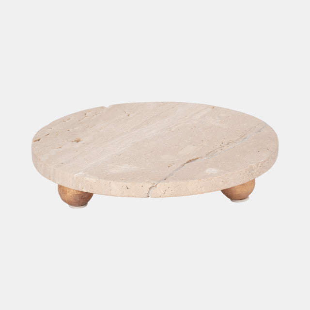 10" TRAVERTINE TRAY