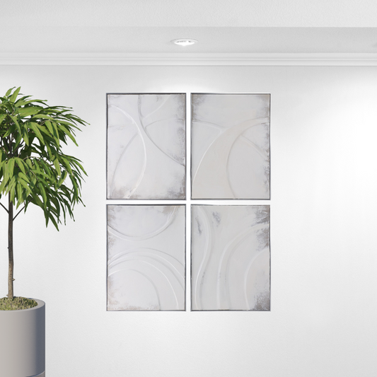 SET OF 4 24'' X 32'' BONDI HANDPAINTED WALL ART