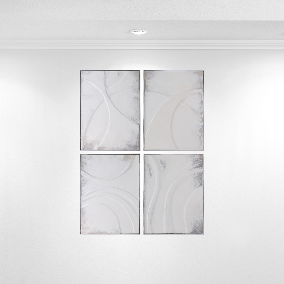 SET OF 4 24'' X 32'' BONDI HANDPAINTED WALL ART