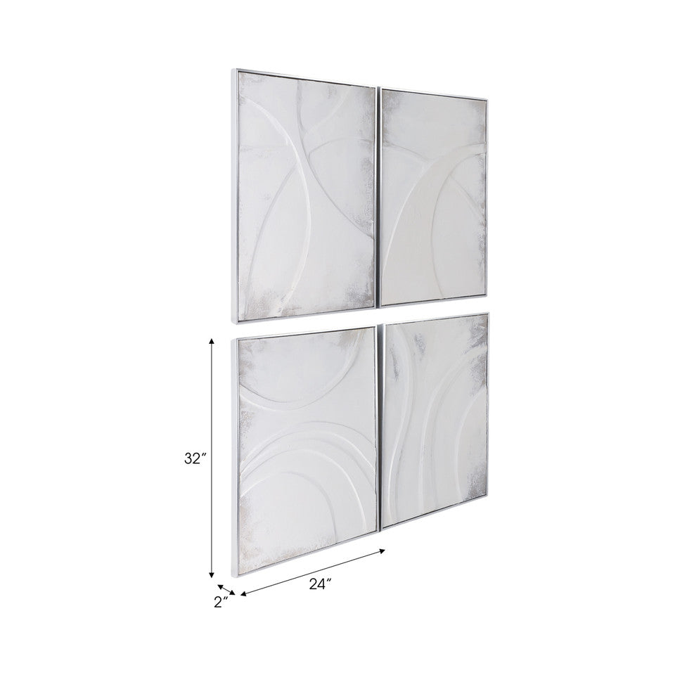 SET OF 4 24'' X 32'' BONDI HANDPAINTED WALL ART