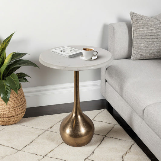 20" MARBLE ACCENT TABLE BALL BASE