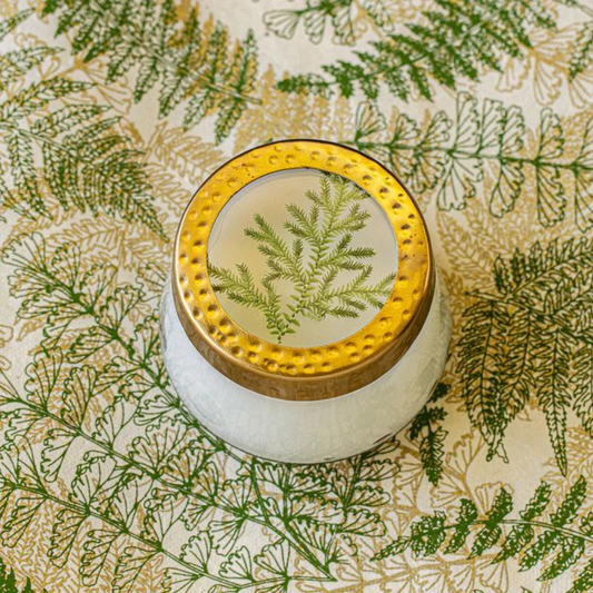 SMALL PRESSED FLOWER CANDLE-FOREST