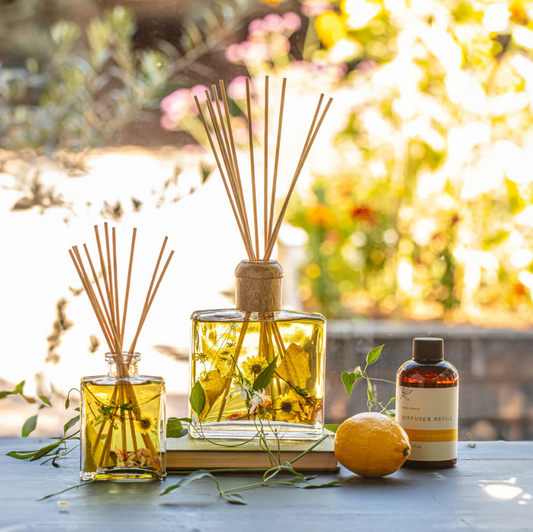 BOTANICAL REED DIFFUSER LEMON BLOSSOM & LYCHEE 4OZ