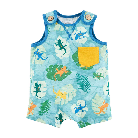 LIZARD PRINT ROMPER 6-9 MONTHS