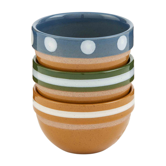 BLUE DOT RAMEKIN SET