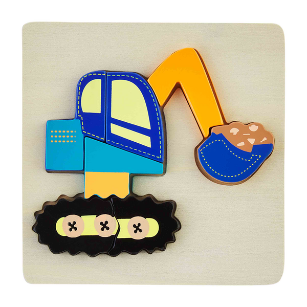 EXCAVATOR  WOOD PUZZLE