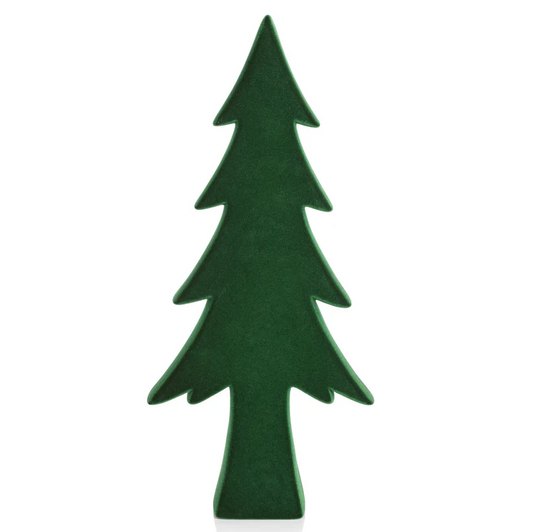 GREEN FLOCKED TREE X-LARGE