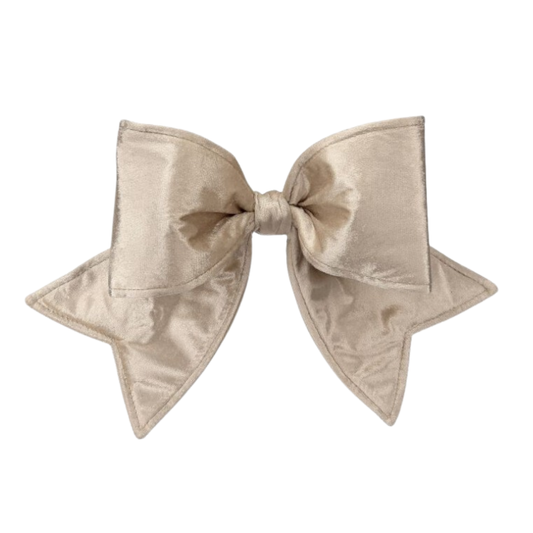 CHAMPAGNE 24" OUTDOOR VELVET UV BOW