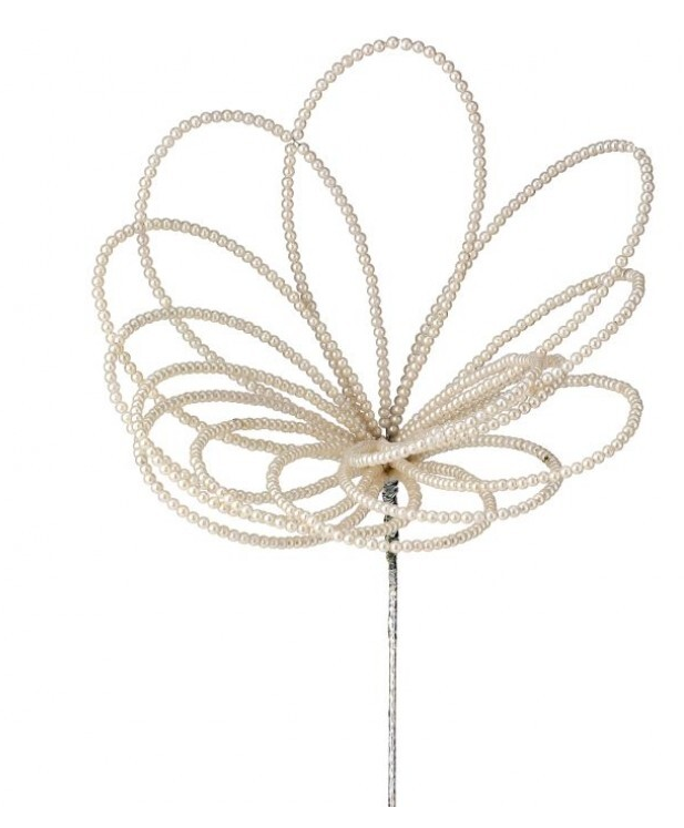 20" PEARL BEAD WIRE SPRAY