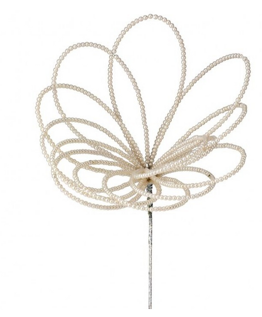 20" PEARL BEAD WIRE SPRAY