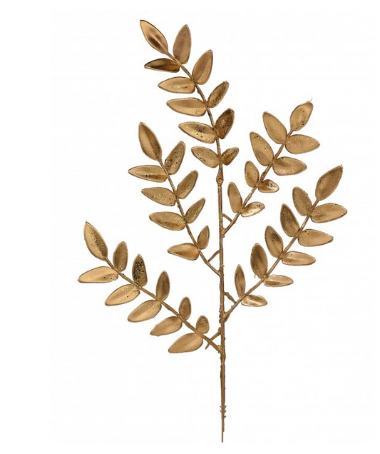 14'' LEAF PICK SMILAX GOLD