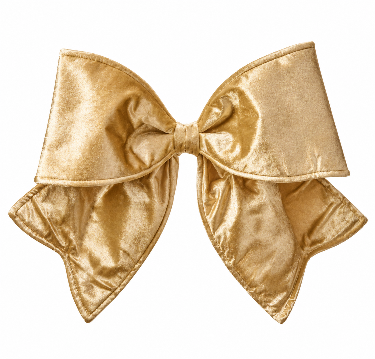 24" VELVET BOW GOLD