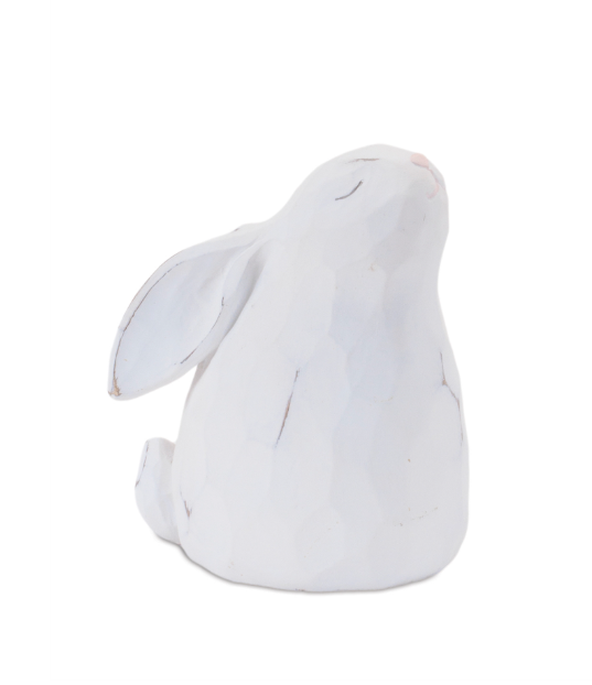 RUSTIC WHITE BUNNY 4.75"