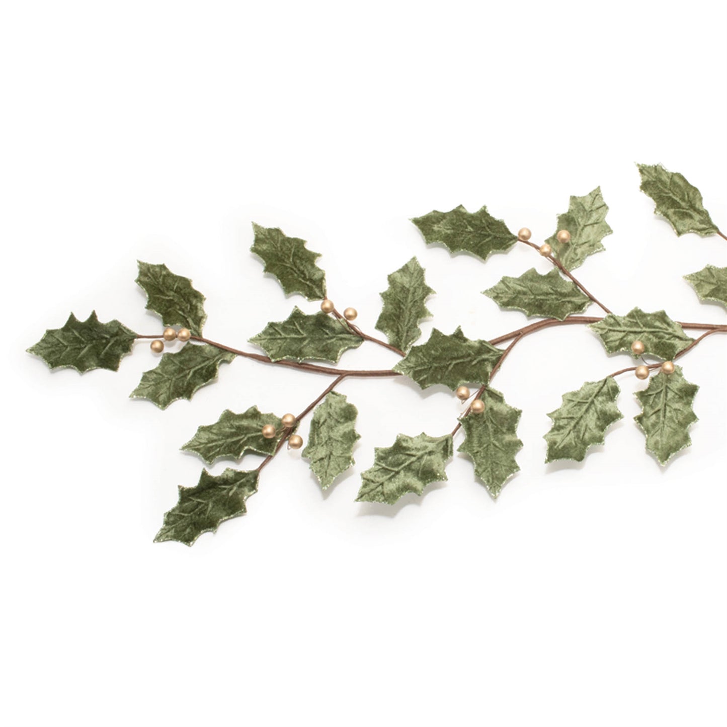 HOLLY LEAF GARLAND 5.5"L