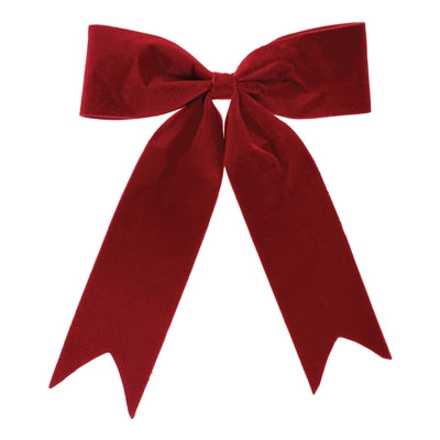 RED BOW ORNAMENT 16"W 16.5"