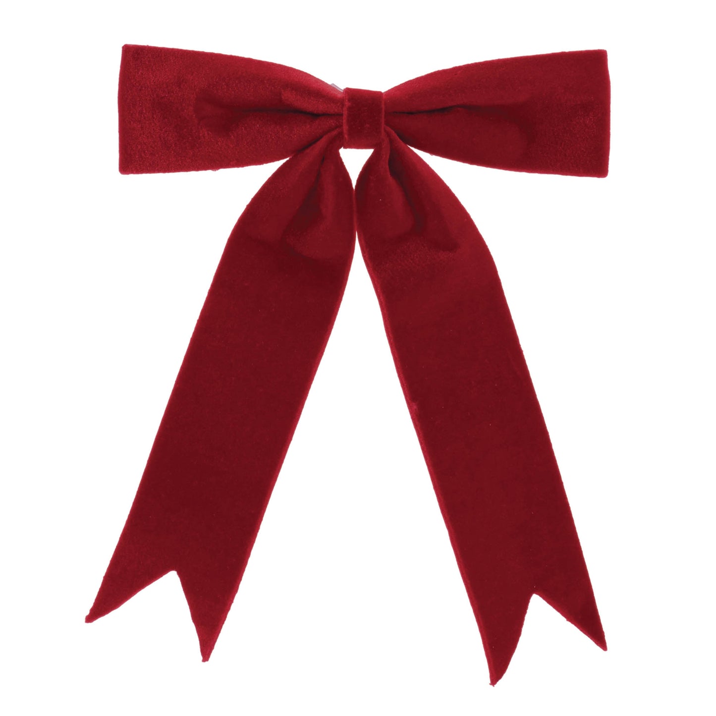 RED VELVET BOW ORNAMENT 13"W X 13"H