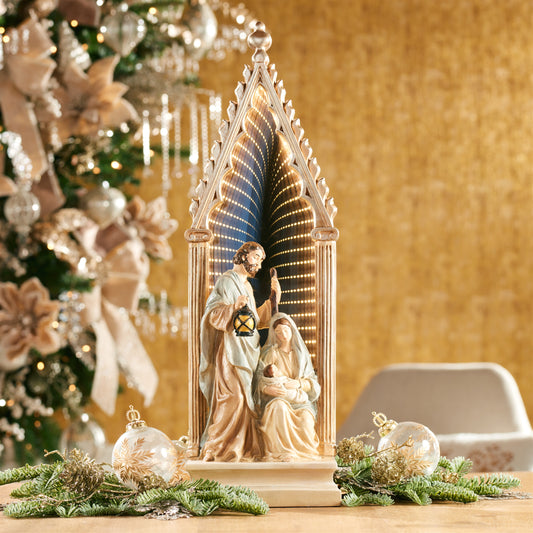 HOLY FAMILY WITH LED LIGHT 23''