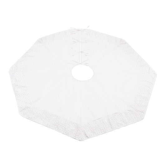 WHITE TREE SKIRT 48"D