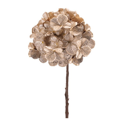 GOLD HYDRANGEA STEM 22"H