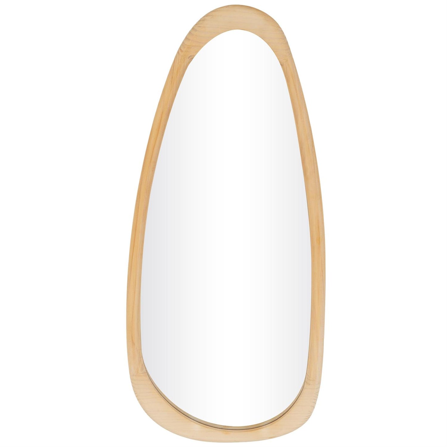 WOOD WALL MIRROR 19" x 42"