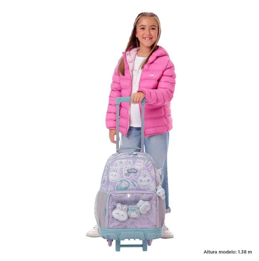 MOCHILA RUEDAS BOMPER KAWI L