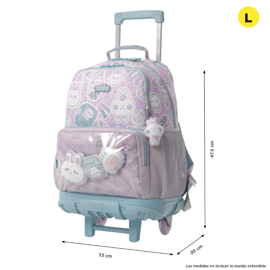 MOCHILA RUEDAS BOMPER KAWI L