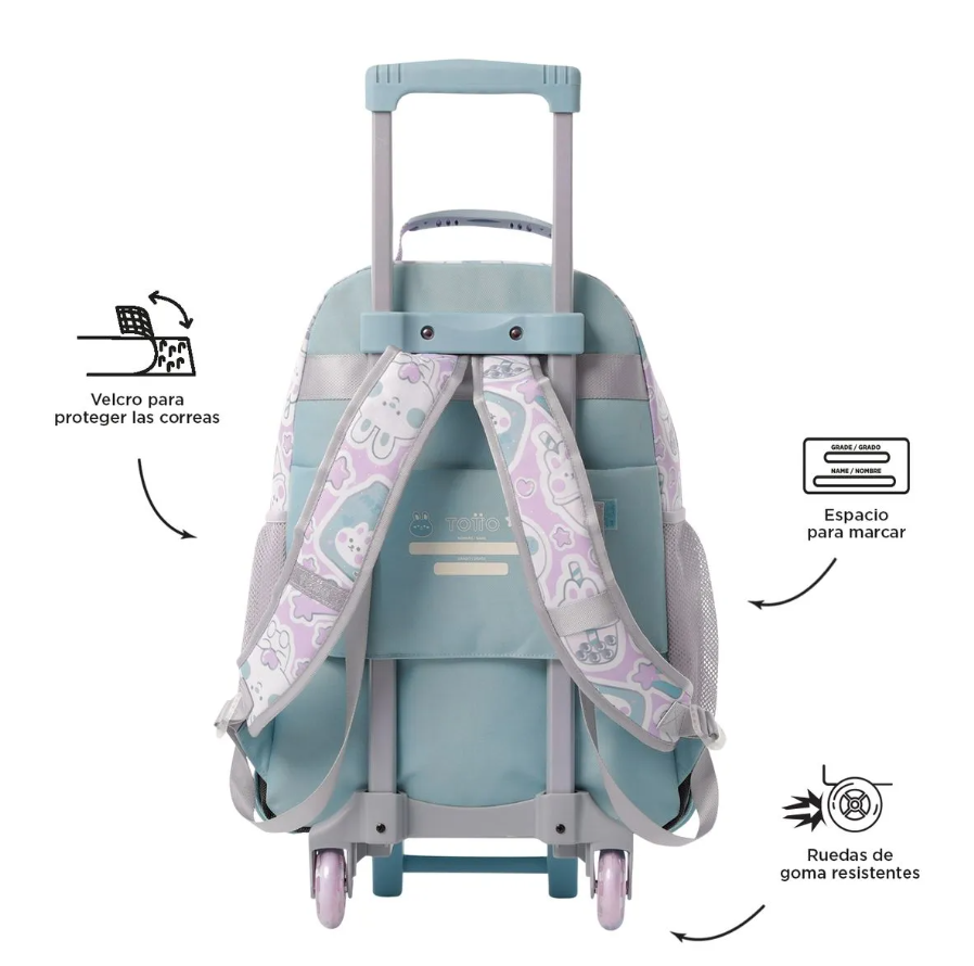 MOCHILA RUEDAS BOMPER KAWI L