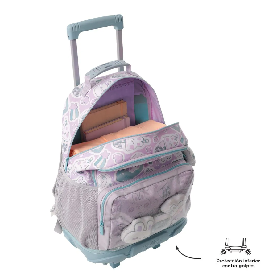 MOCHILA RUEDAS BOMPER KAWI L