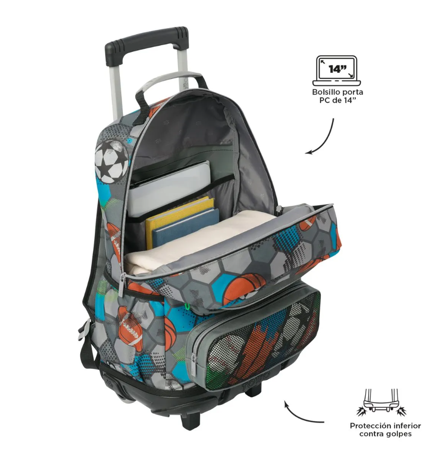 MOCHILA RUEDAS MULTISPORT L